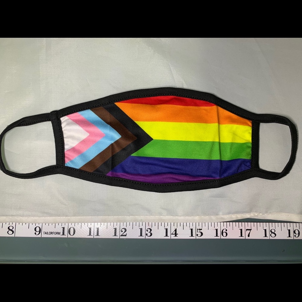 All inclusive Pride Flag Stretch Cotton Face Mask